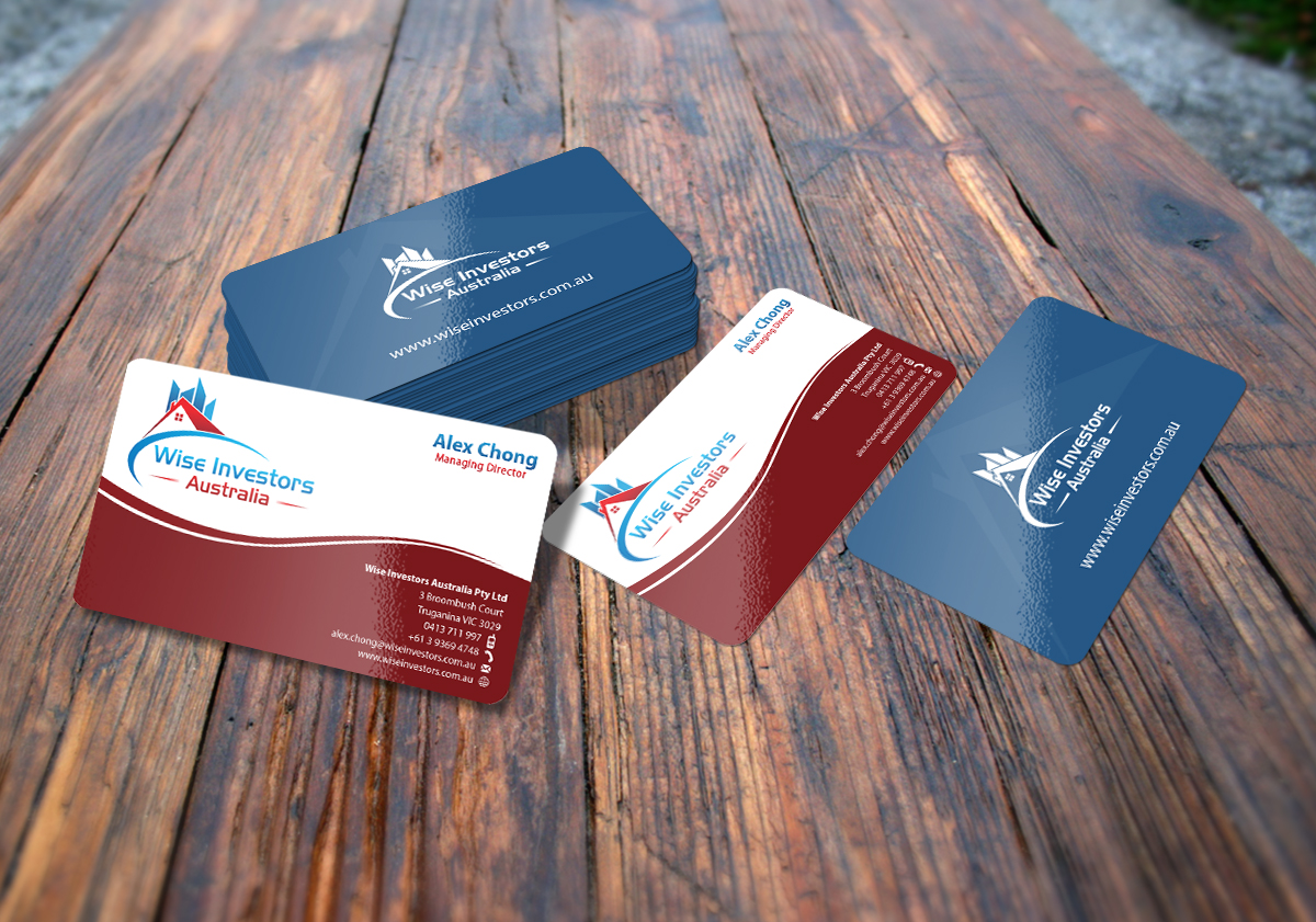 Business Card Design by your project for Wise Investors Australia Pty Ltd | Design #2353826