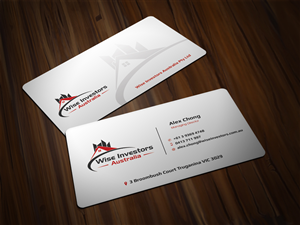 Diseño de Tarjeta de Presentación por Scorpius design para Wise Investors Australia Pty Ltd | Diseño: #2346586