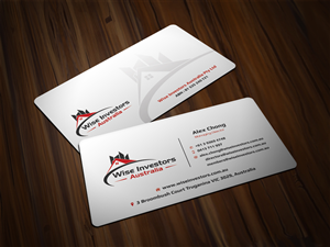 Diseño de Tarjeta de Presentación por Scorpius design para Wise Investors Australia Pty Ltd | Diseño #2354222