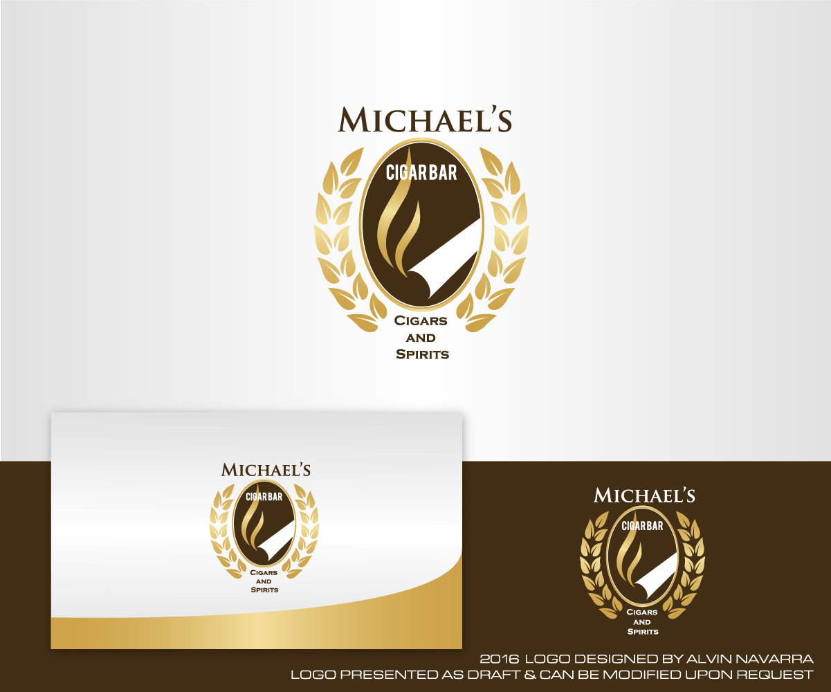 Design de Logo par alvinnavarra pour Michael's Cigar Bar | Design #11438342
