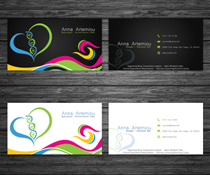 Brand new office of Honoured Diploma Biologist - Nutritionist needs logo representing Nutrigenomics | Design de Carte de Visite par FutureDesigne