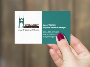 Visitenkarten-Design von Regina_T für Bridgetown Revenue Management Solutions | Design #11363196