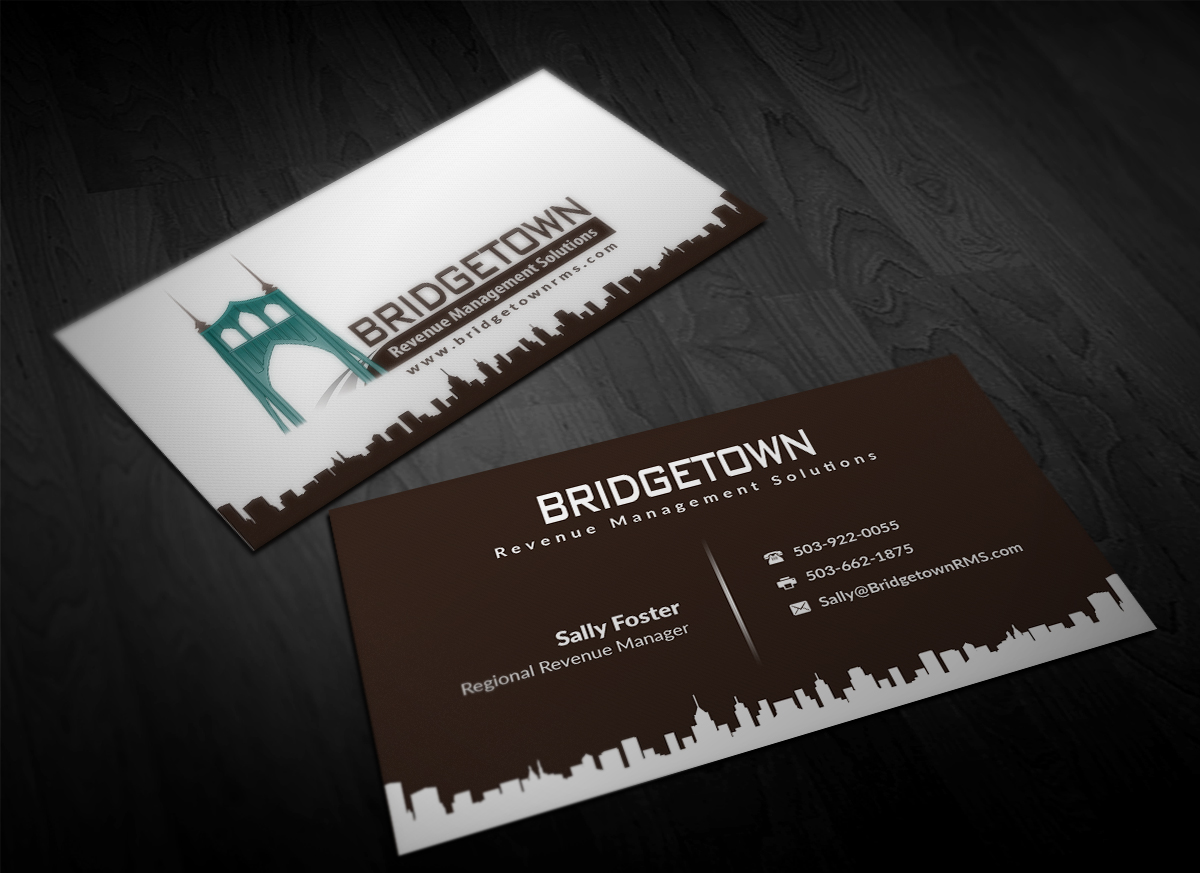 Business Card Design by Pointless Pixels India for Bridgetown Revenue Management Solutions | Design #11363193