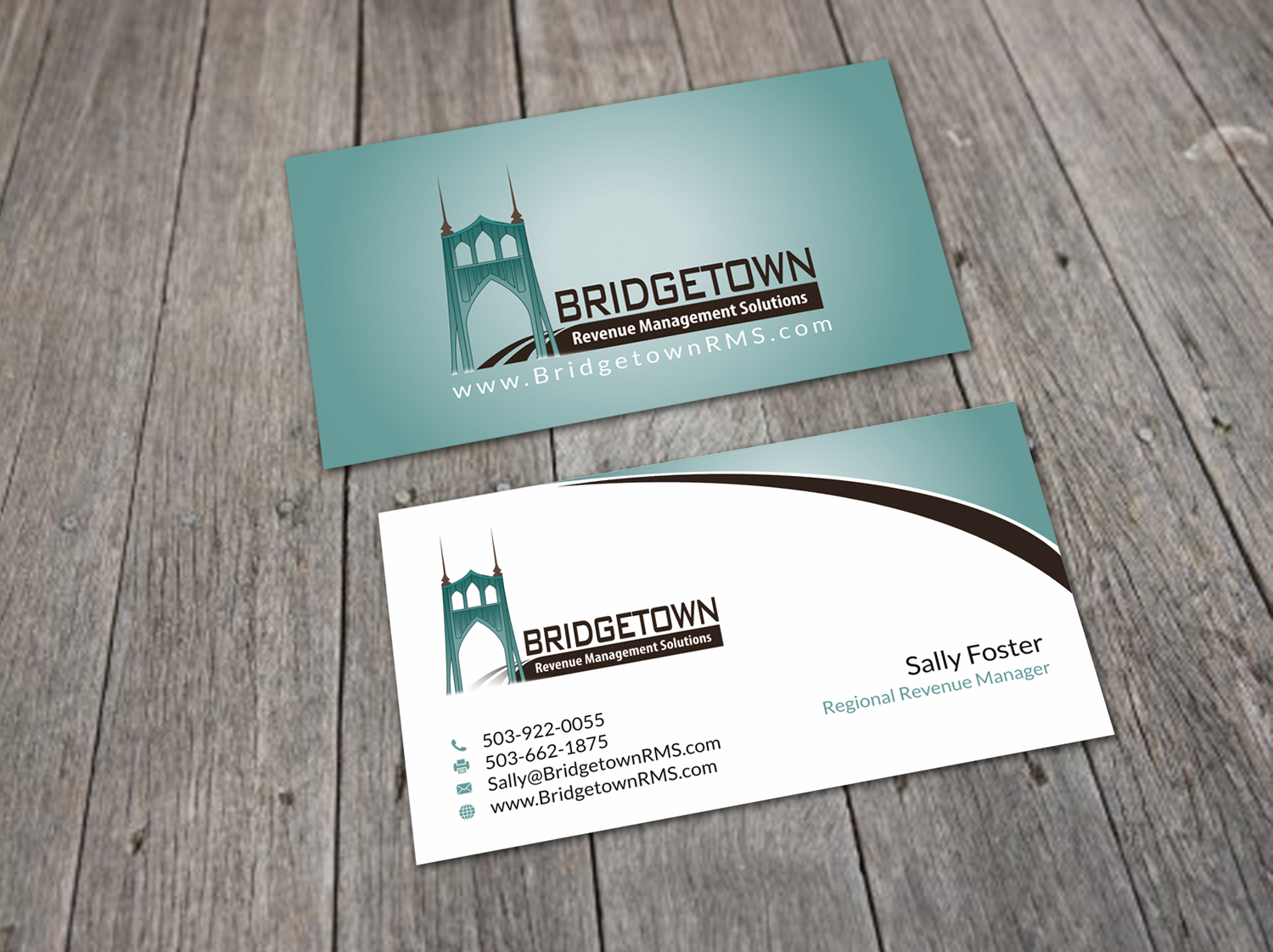 Business Card Design by SKYdesign for Bridgetown Revenue Management Solutions | Design #11361219