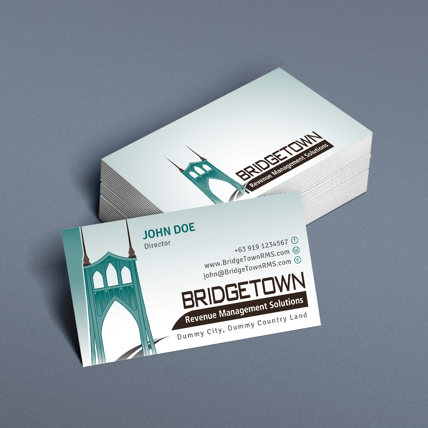 Business Card Design by Kreative Fingers for Bridgetown Revenue Management Solutions | Design #11365246