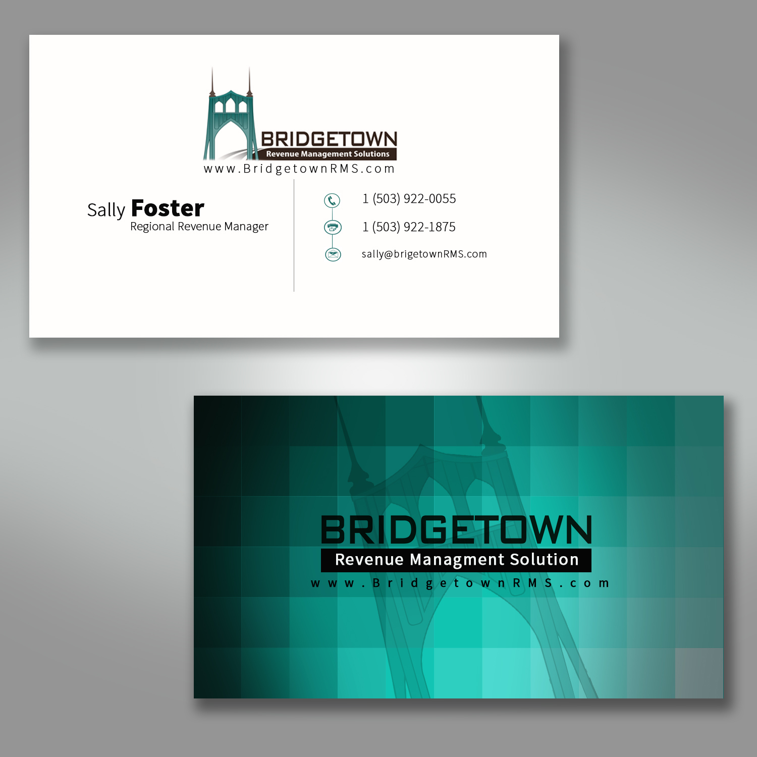 Business Card Design by criostudios for Bridgetown Revenue Management Solutions | Design #11377418