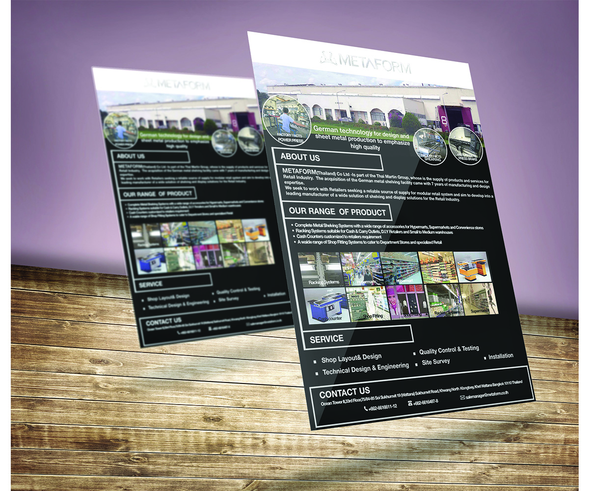 Flyer Design by designemmi for Thai Martin Group | Design #11389382