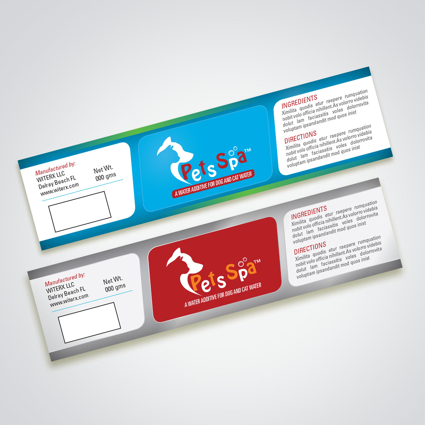 Etikett-Design von RJ für WITERX LLC | Design #11365782