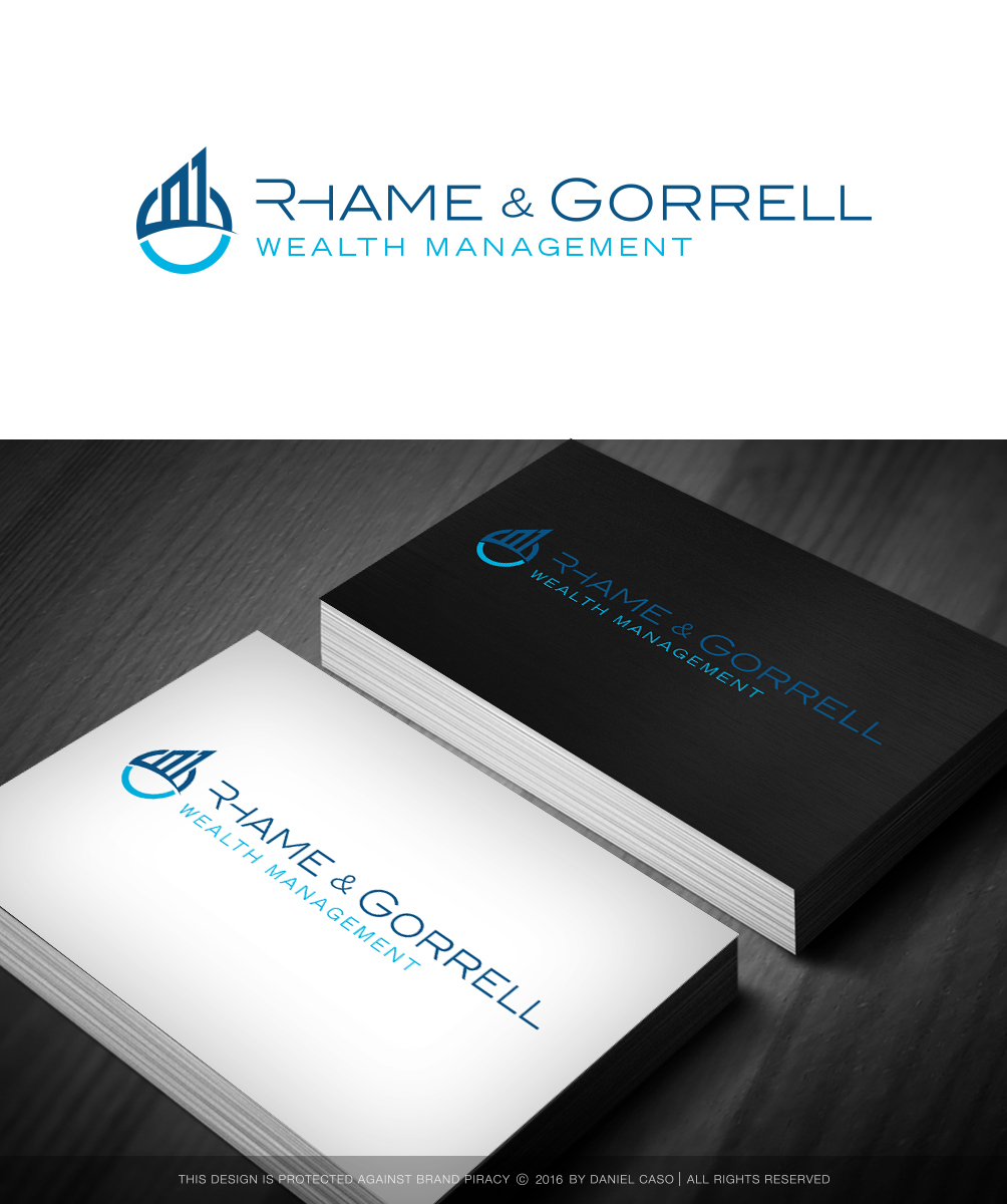Logo Design by Daniel Caso Design for Rhame & Gorrell Wealth Management | Design #11366582