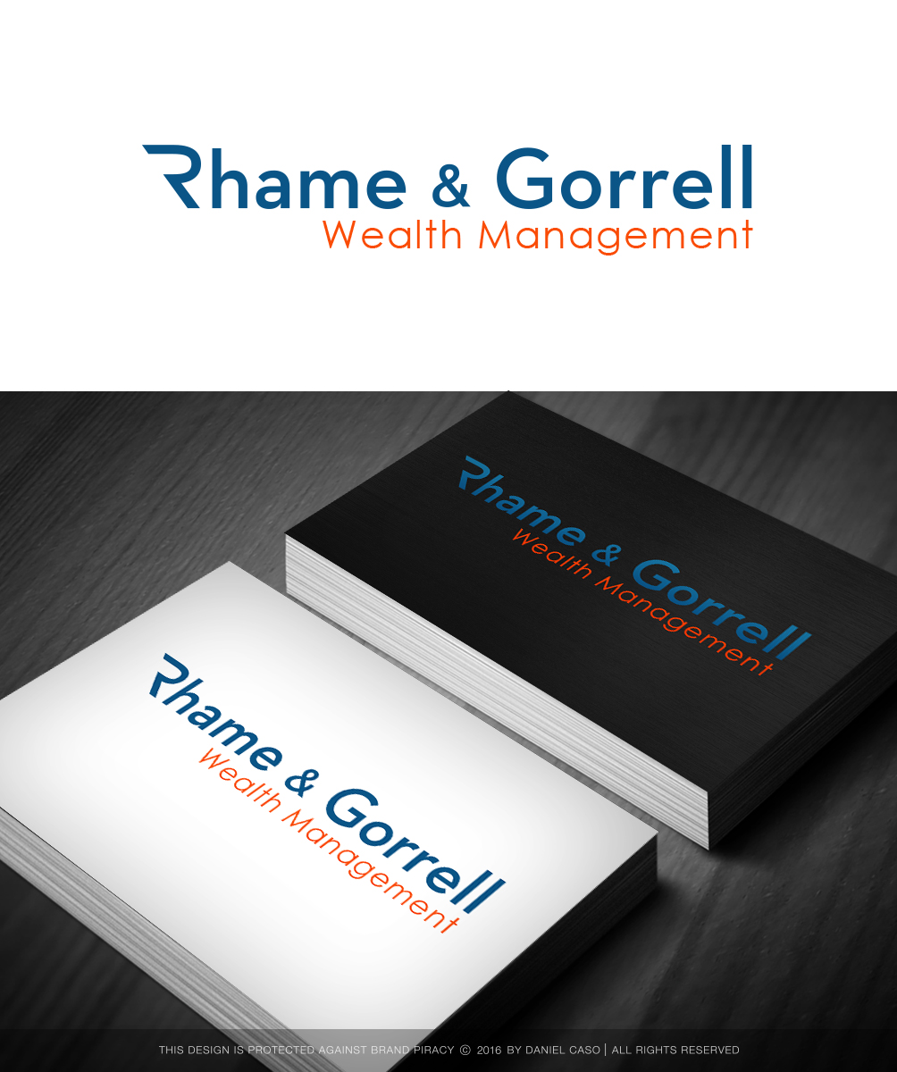 Logo-Design von Daniel Caso Design für Rhame & Gorrell Wealth Management | Design #11366583