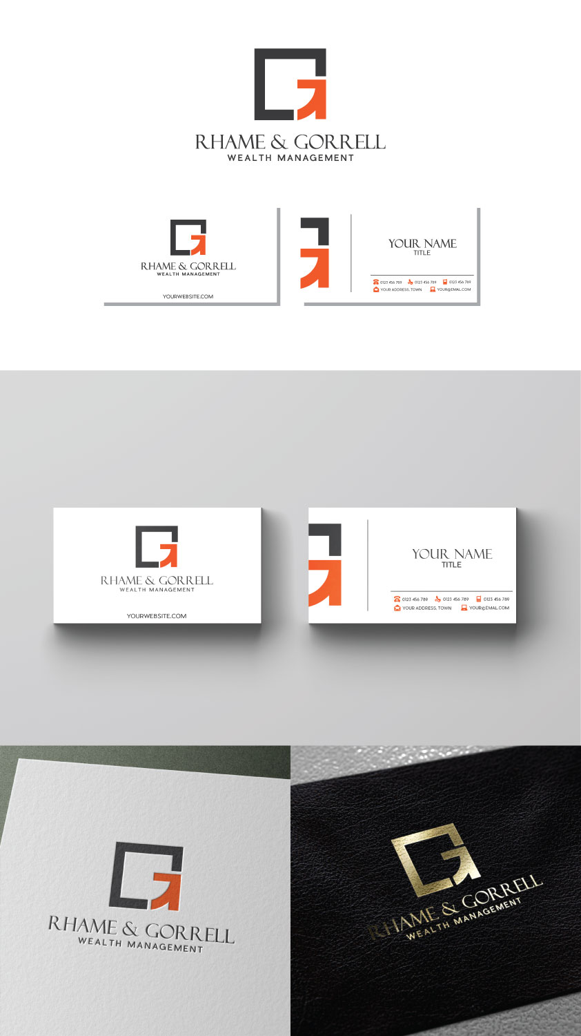 Logo-Design von ZRAKdesign für Rhame & Gorrell Wealth Management | Design #11417143
