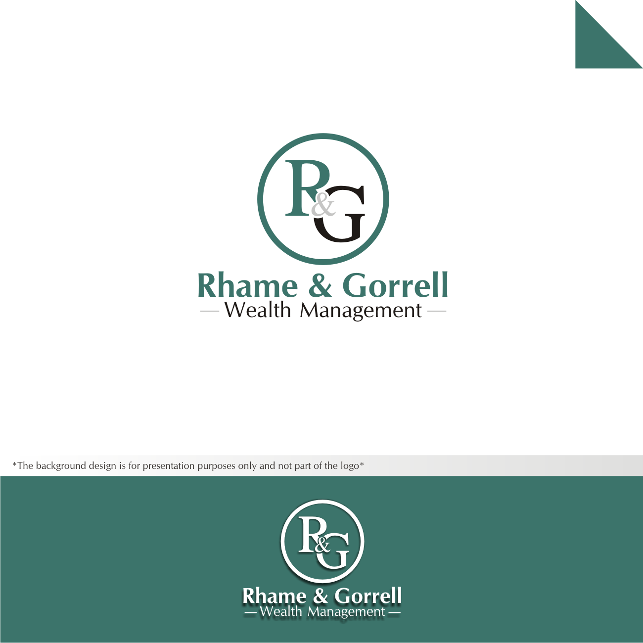 Logo-Design von R!CKY für Rhame & Gorrell Wealth Management | Design #11377693