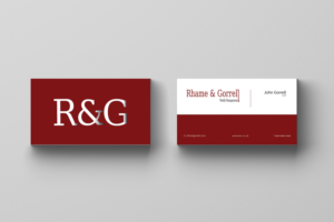 Logo-Design von Alex Michel für Rhame & Gorrell Wealth Management | Design: #11366892