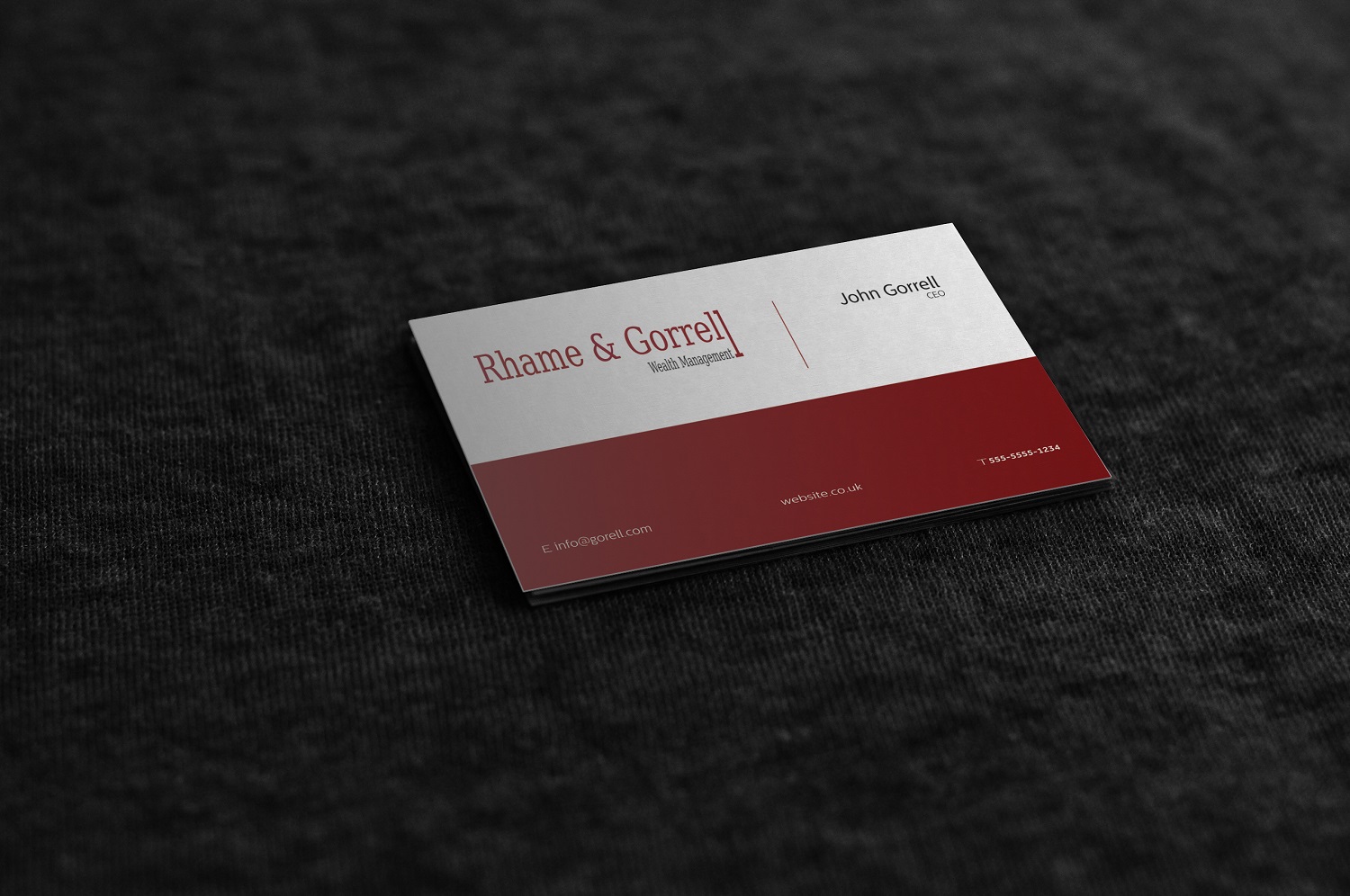 Logo-Design von Alex Michel für Rhame & Gorrell Wealth Management | Design #11366894