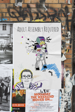 Adult Assembly Required Poster | Poster Design by Irina 