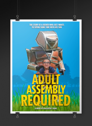 Adult Assembly Required Poster | Poster Design by RedOne22