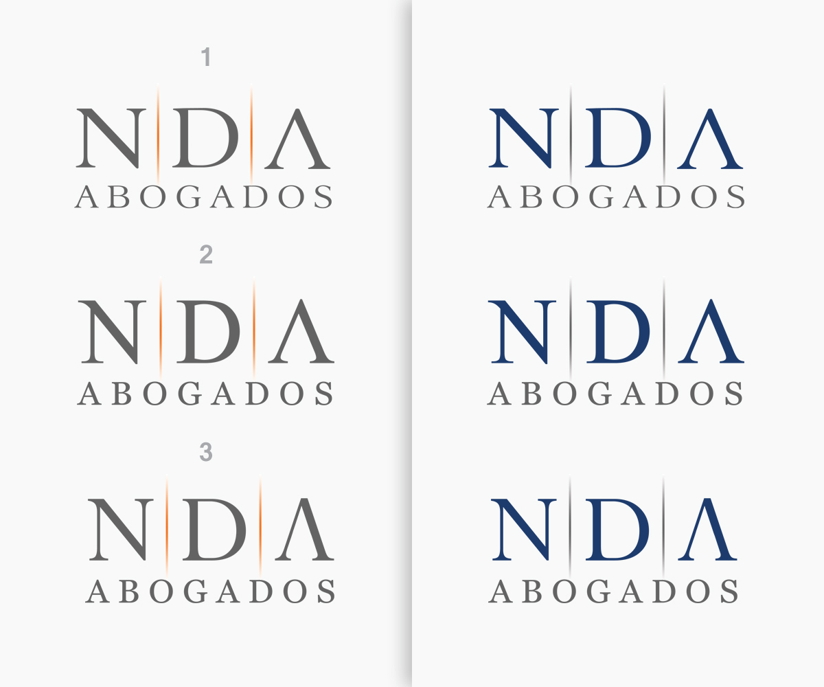 Logo-Design von Ethien für NDA Abogados | Design: #11484053