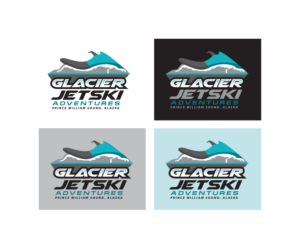 Logo Design by Buck Tornado for Glacier Jetski Adventures | Design: #11376713