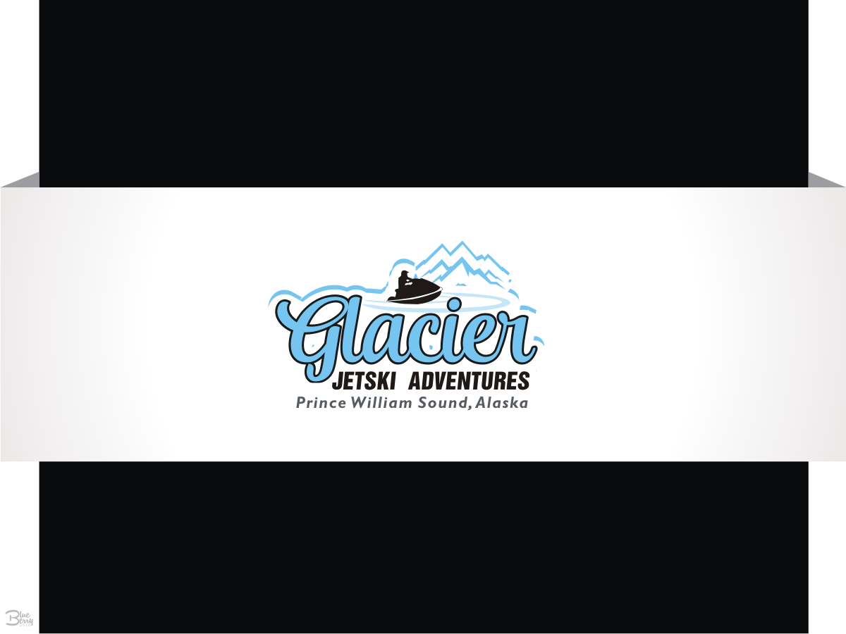 Logo Design by Blueberry for Glacier Jetski Adventures | Design #11363048