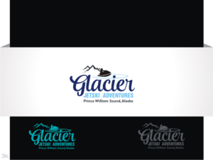 Logo Design by Blueberry for Glacier Jetski Adventures | Design: #11363052