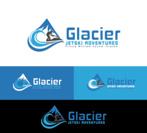 Logo Design by debdesign for Glacier Jetski Adventures | Design: #11388630