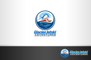 Logo Design by nivleik for Glacier Jetski Adventures | Design: #11361558