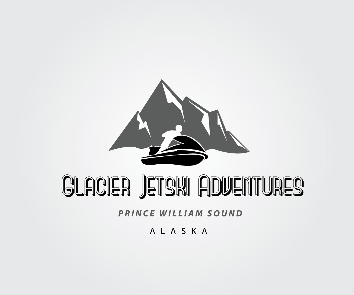 Logo Design by Aeidan for Glacier Jetski Adventures | Design: #11364573