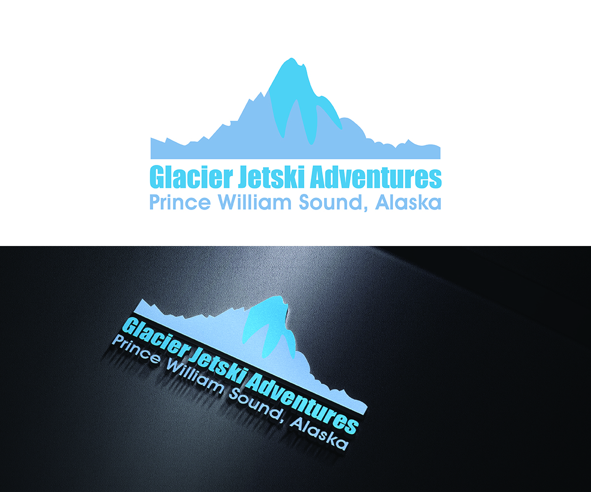 Diseño de Logo por eMARK para Glacier Jetski Adventures | Diseño #11384518