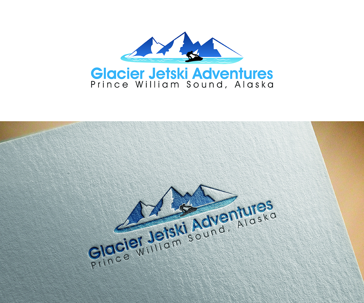 Logo Design by eMARK for Glacier Jetski Adventures | Design #11384522