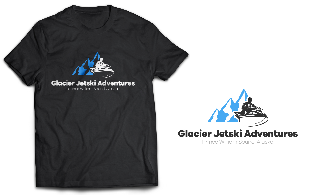 Logo Design by GZ Designs for Glacier Jetski Adventures | Design #11363189