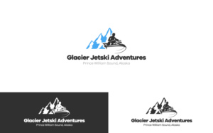 Logo Design by GZ Designs for Glacier Jetski Adventures | Design: #11384017
