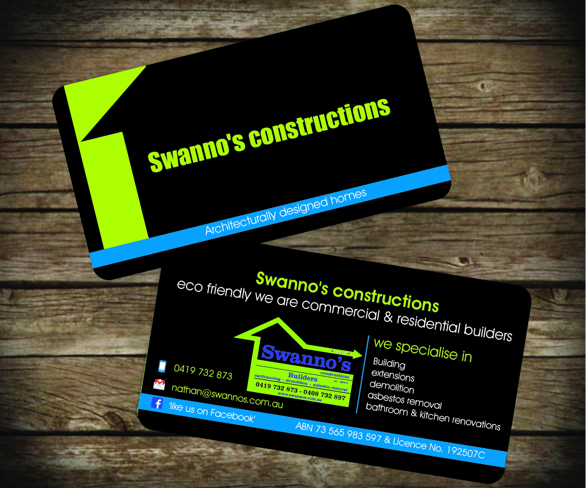 Business Card Design by Aaaron for this project | Design #2333712
