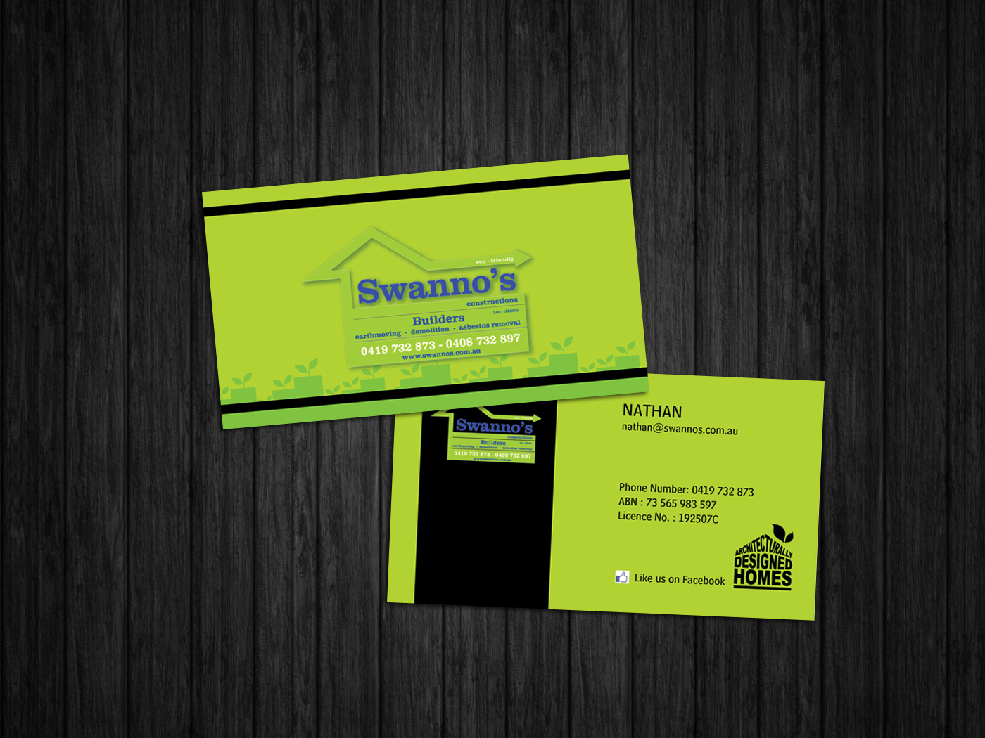Business Card Design by  Tabu for this project | Design #2335411