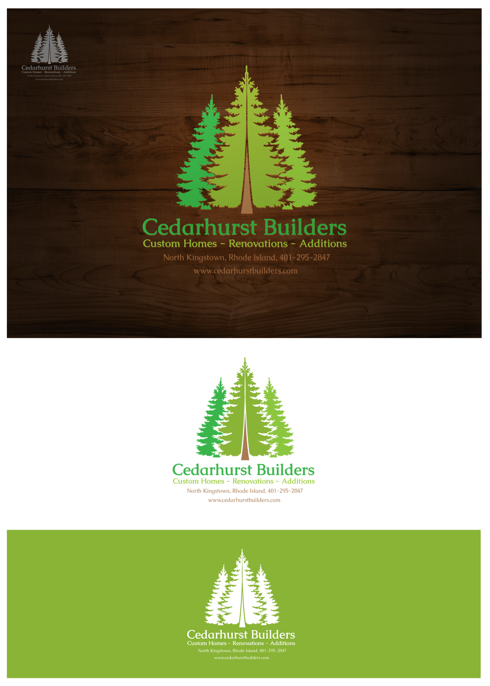 Logo Design by goranvisnjic82 for Cedarhurst Builders | Design #11365307