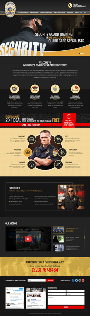 Web Design by RupalTechno for Public Safety Institute | Design: #11461076