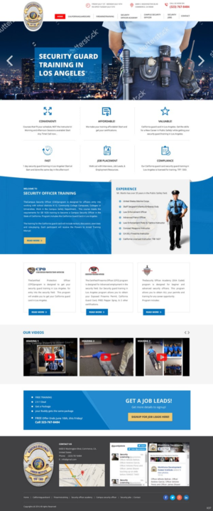 Web Design by pb for Public Safety Institute | Design: #11372872