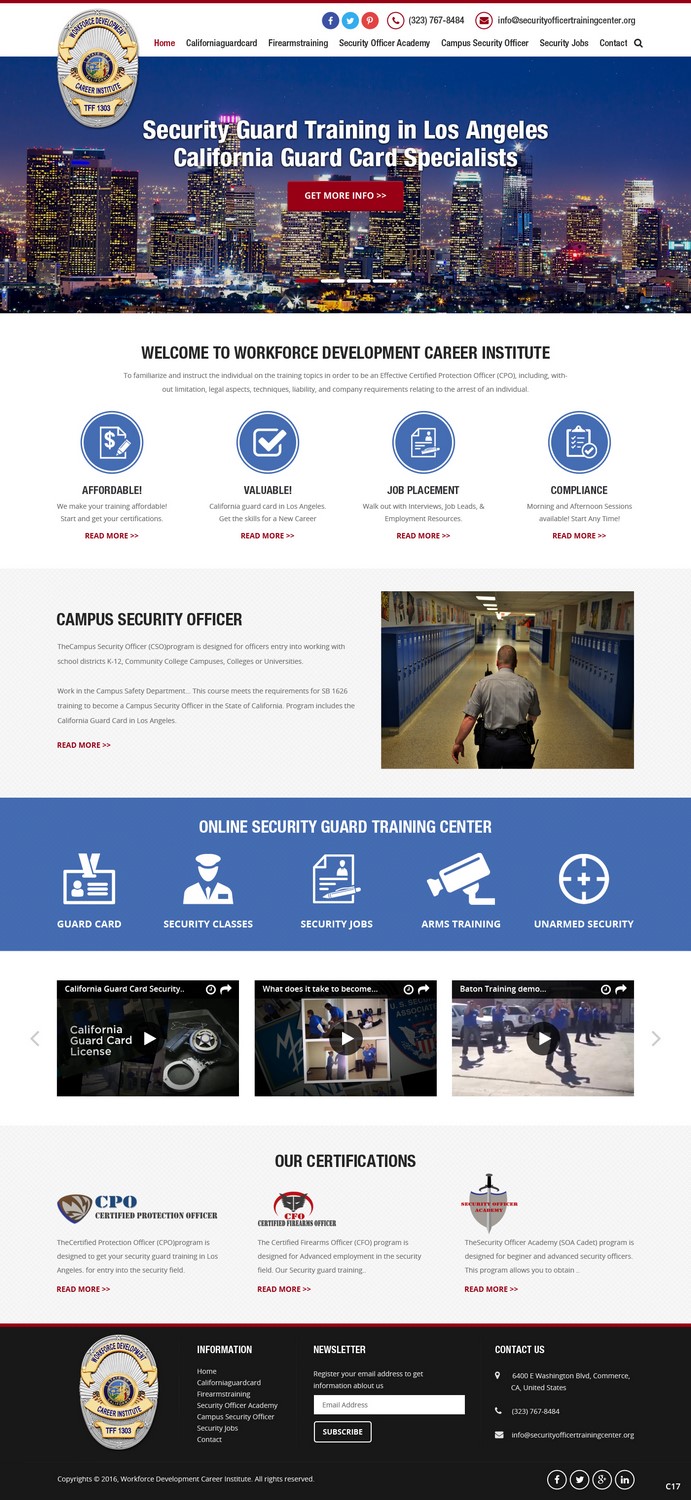 Web Design by pb for Public Safety Institute | Design #11372874
