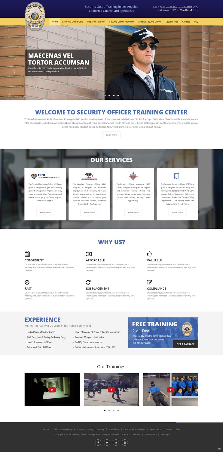 Web Design by pb for Public Safety Institute | Design #11372876