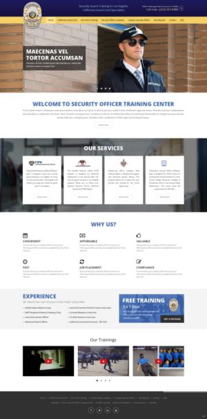 Web Design by pb for Public Safety Institute | Design: #11372876