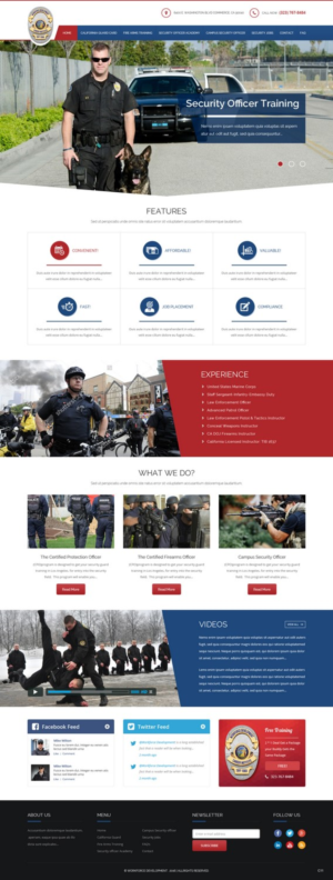 Web Design by pb for Public Safety Institute | Design: #11372879