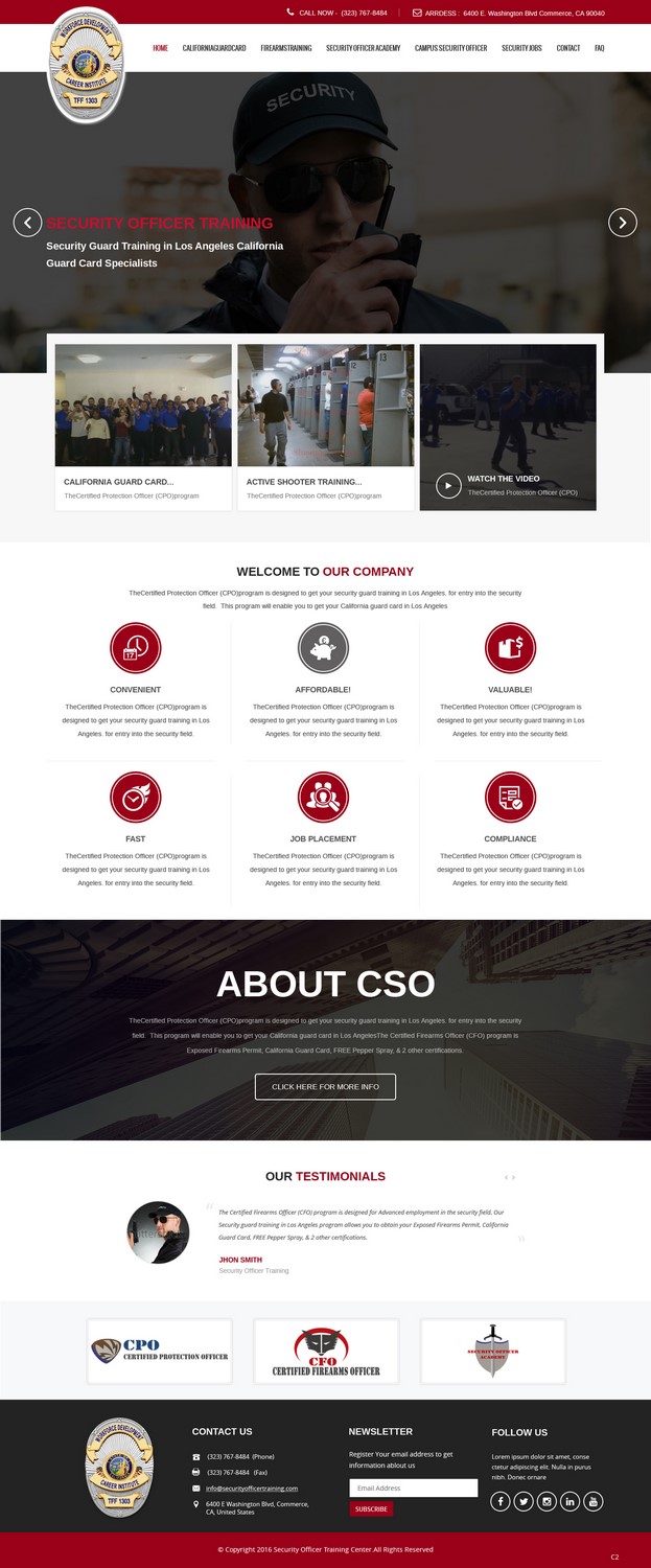 Web Design by pb for Public Safety Institute | Design #11380849