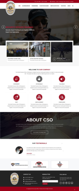 Web Design by pb for Public Safety Institute | Design: #11380849