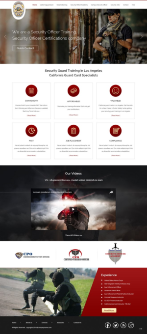 Web Design by pb for Public Safety Institute | Design: #11380852