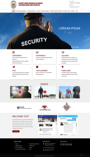 Web Design by pb for Public Safety Institute | Design: #11380854