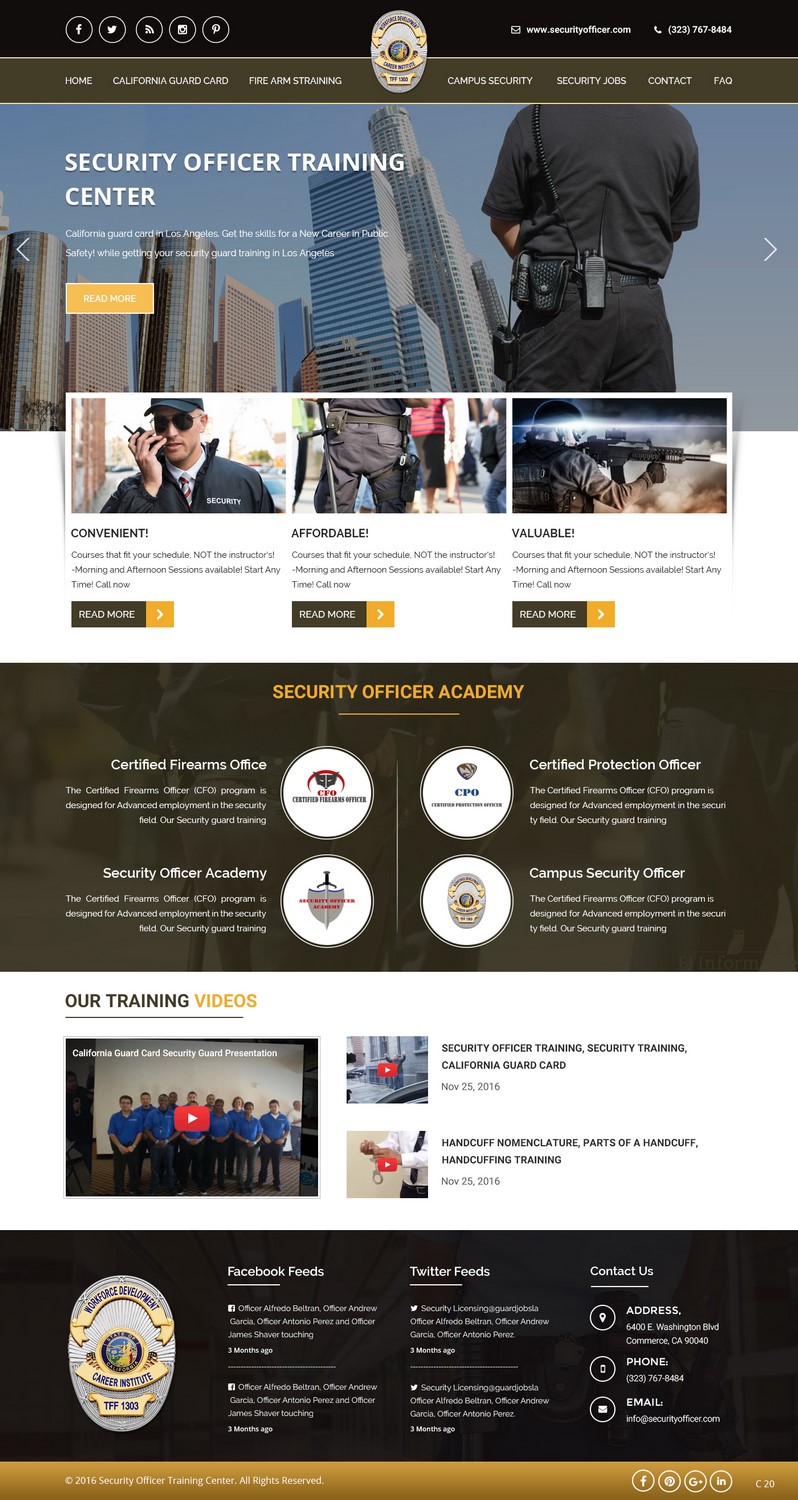 Web Design by pb for Public Safety Institute | Design #11380855