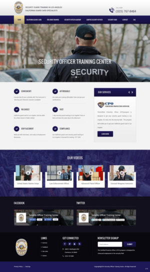 Web Design by pb for Public Safety Institute | Design: #11380857