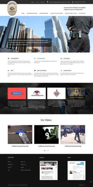Web Design by pb for Public Safety Institute | Design: #11380858