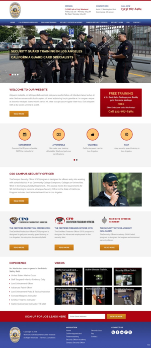Web Design by pb for Public Safety Institute | Design: #11380867