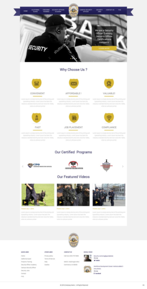 Web Design by pb for Public Safety Institute | Design: #11380868
