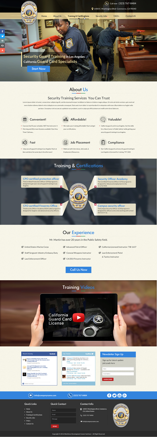 Web Design by Sbss for Public Safety Institute | Design #11374131